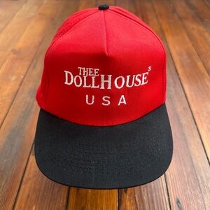 Vintage 1990s KC Thee Dollhouse USA Philadelphia PA gentleman’s club hat